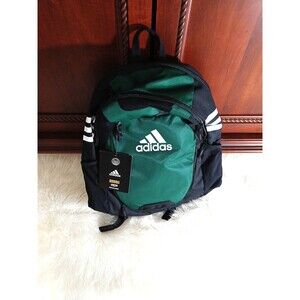 NWT Adidas Stadium 3 Backpack Team Dark Green and Black